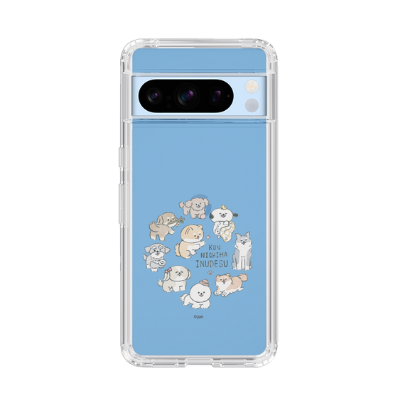 Slim Protection Case［ Hello, It's Dog - All Together - Clear ］
