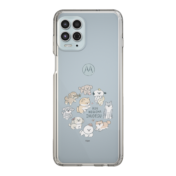 Slim Protection Case［ Hello, It's Dog - All Together - Clear ］