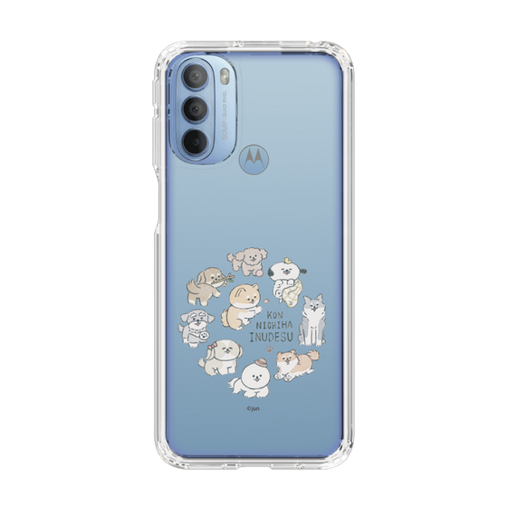 Slim Protection Case［ Hello, It's Dog - All Together - Clear ］