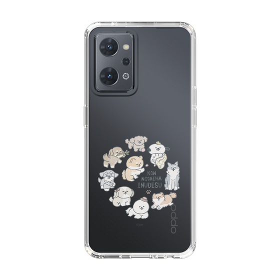 Slim Protection Case［ Hello, It's Dog - All Together - Clear ］