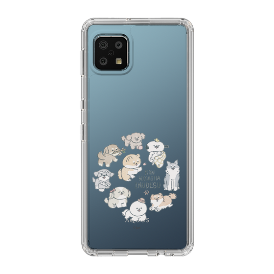 Slim Protection Case［ Hello, It's Dog - All Together - Clear ］