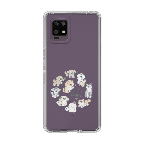 Slim Protection Case［ Hello, It's Dog - All Together - Clear ］