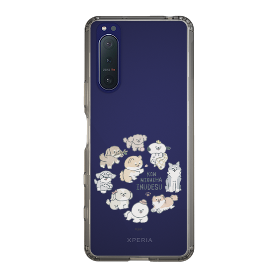 Slim Protection Case［ Hello, It's Dog - All Together - Clear ］