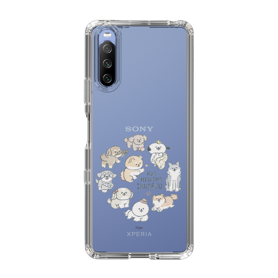 Slim Protection Case［ Hello, It's Dog - All Together - Clear ］
