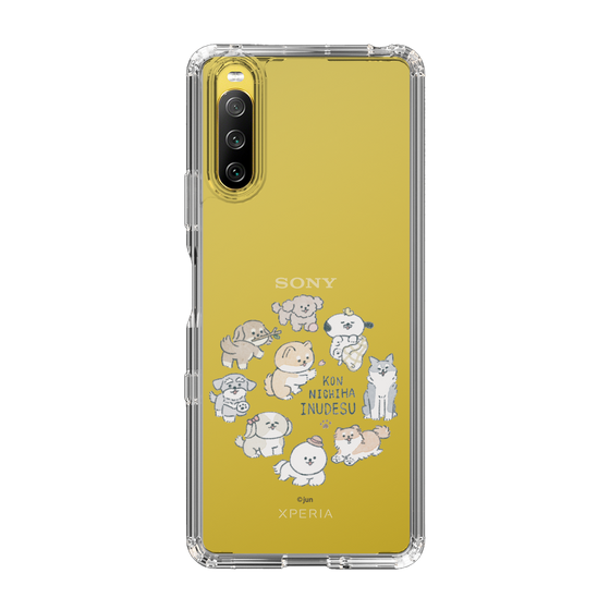 Slim Protection Case［ Hello, It's Dog - All Together - Clear ］