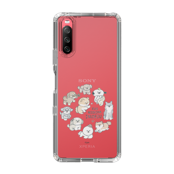 Slim Protection Case［ Hello, It's Dog - All Together - Clear ］