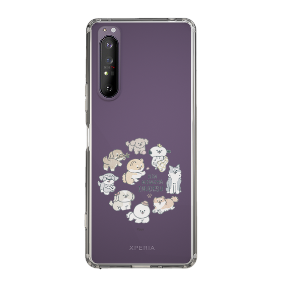Slim Protection Case［ Hello, It's Dog - All Together - Clear ］