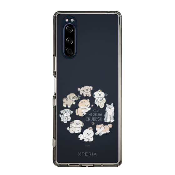 Slim Protection Case［ Hello, It's Dog - All Together - Clear ］