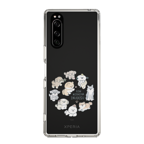 Slim Protection Case［ Hello, It's Dog - All Together - Clear ］