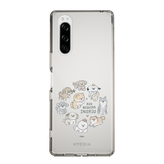 Slim Protection Case［ Hello, It's Dog - All Together - Clear ］