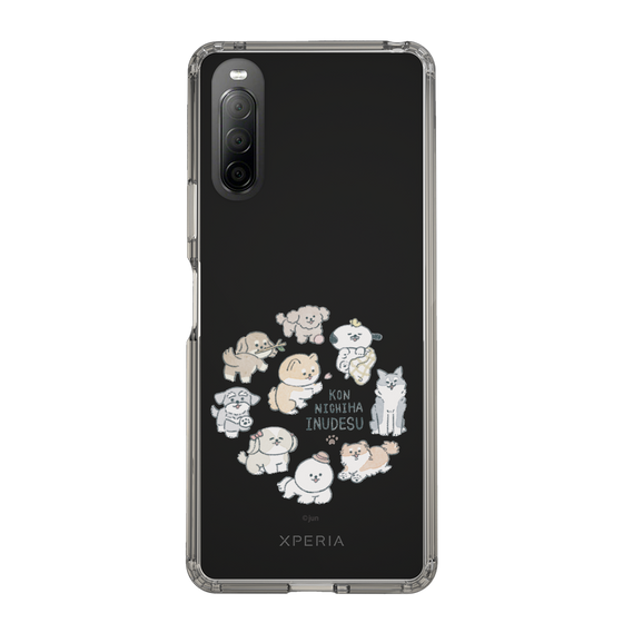 Slim Protection Case［ Hello, It's Dog - All Together - Clear ］