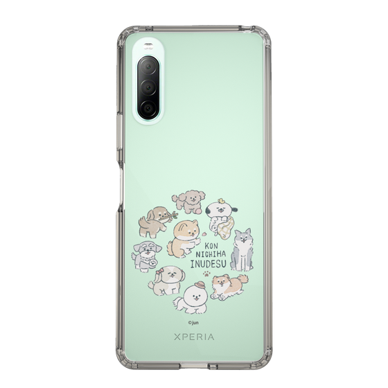 Slim Protection Case［ Hello, It's Dog - All Together - Clear ］