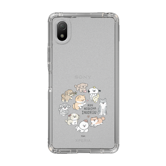 Slim Protection Case［ Hello, It's Dog - All Together - Clear ］