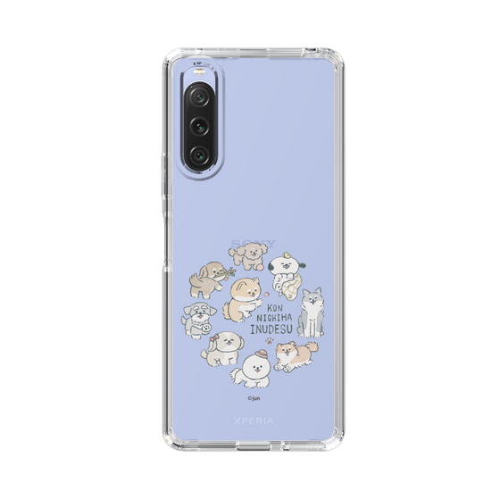 Slim Protection Case［ Hello, It's Dog - All Together - Clear ］