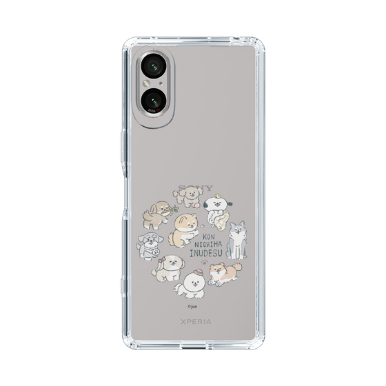 Slim Protection Case［ Hello, It's Dog - All Together - Clear ］