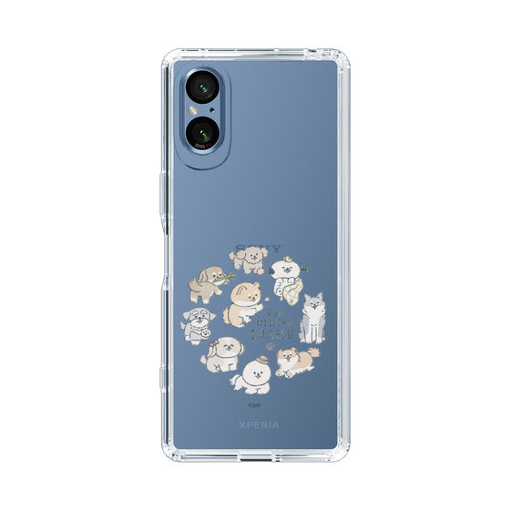 Slim Protection Case［ Hello, It's Dog - All Together - Clear ］