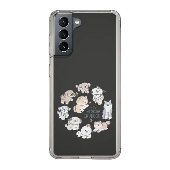 Slim Protection Case［ Hello, It's Dog - All Together - Clear ］