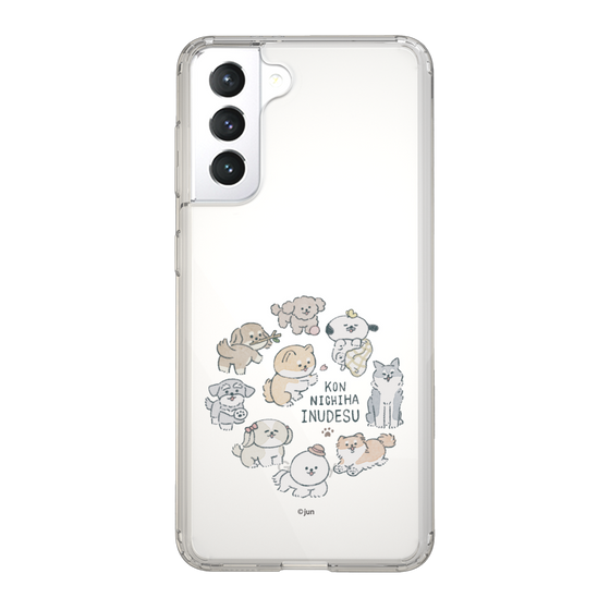 Slim Protection Case［ Hello, It's Dog - All Together - Clear ］