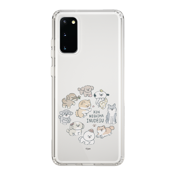 Slim Protection Case［ Hello, It's Dog - All Together - Clear ］