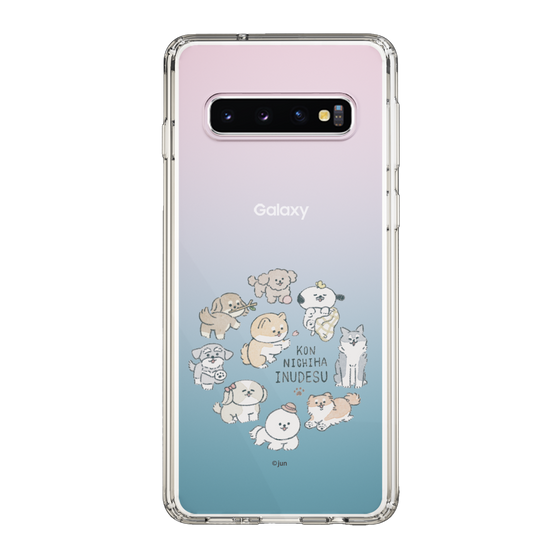 Slim Protection Case［ Hello, It's Dog - All Together - Clear ］