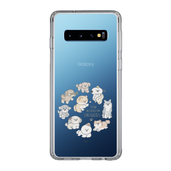 Slim Protection Case［ Hello, It's Dog - All Together - Clear ］
