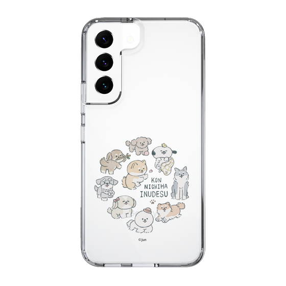 Slim Protection Case［ Hello, It's Dog - All Together - Clear ］