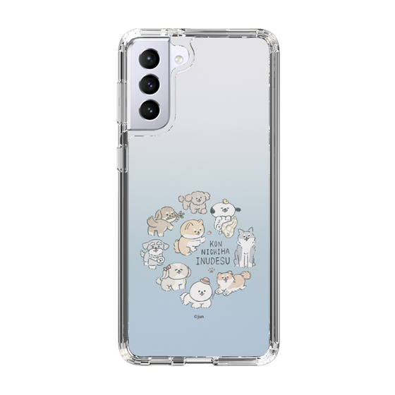 Slim Protection Case［ Hello, It's Dog - All Together - Clear ］
