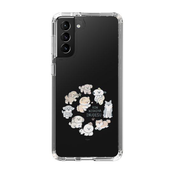 Slim Protection Case［ Hello, It's Dog - All Together - Clear ］