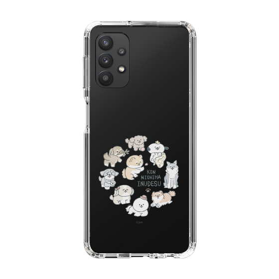 Slim Protection Case［ Hello, It's Dog - All Together - Clear ］