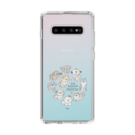 Slim Protection Case［ Hello, It's Dog - All Together - Clear ］