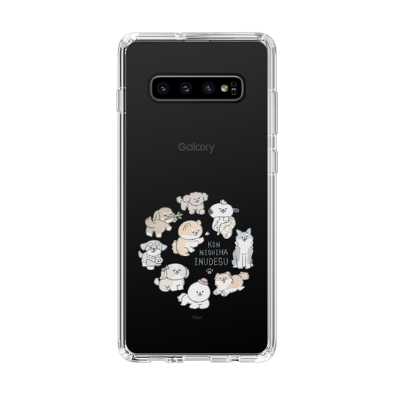 Slim Protection Case［ Hello, It's Dog - All Together - Clear ］