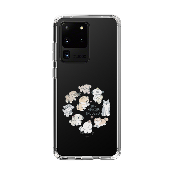 Slim Protection Case［ Hello, It's Dog - All Together - Clear ］