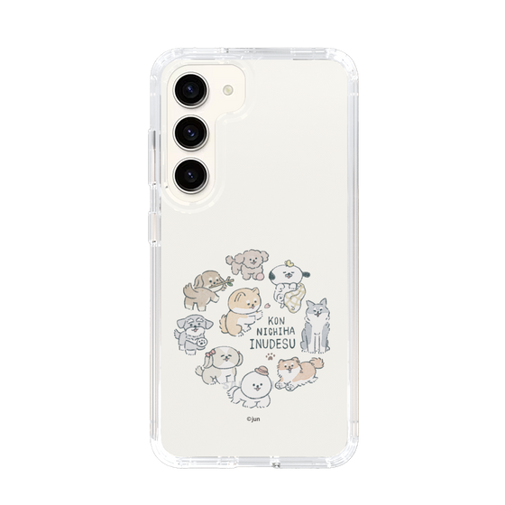 Slim Protection Case［ Hello, It's Dog - All Together - Clear ］