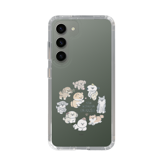Slim Protection Case［ Hello, It's Dog - All Together - Clear ］