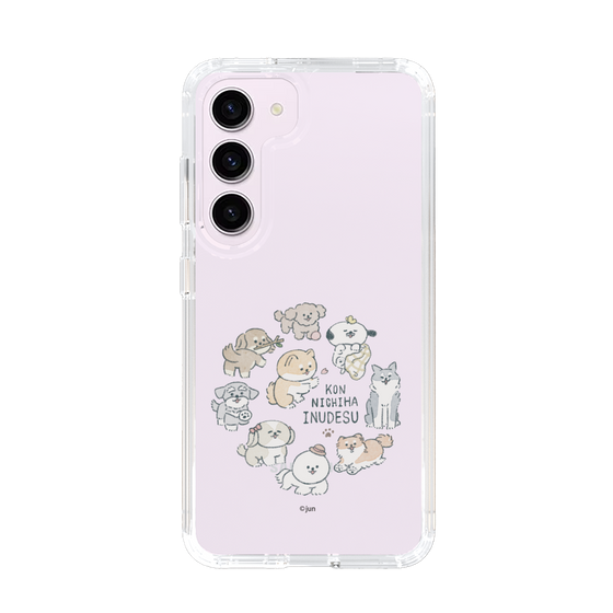 Slim Protection Case［ Hello, It's Dog - All Together - Clear ］
