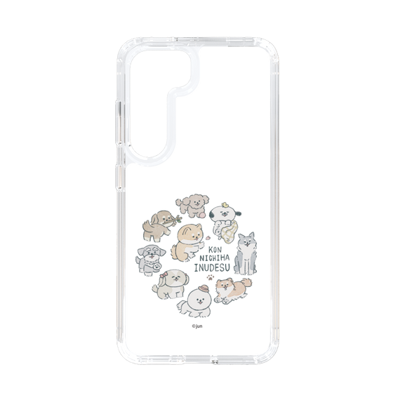 Slim Protection Case［ Hello, It's Dog - All Together - Clear ］