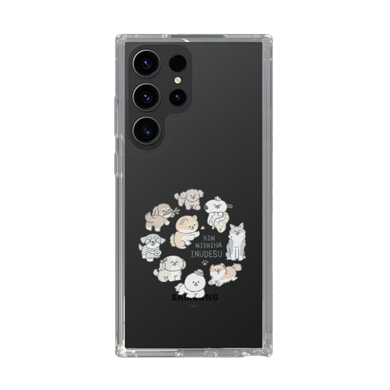 Slim Protection Case［ Hello, It's Dog - All Together - Clear ］