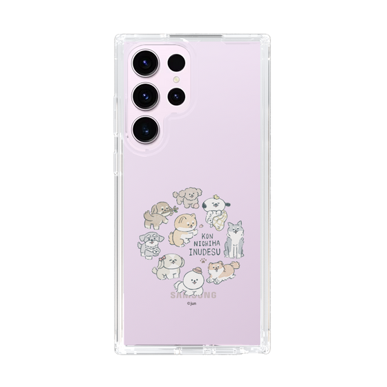Slim Protection Case［ Hello, It's Dog - All Together - Clear ］
