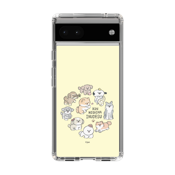 Slim Protection Case［ Hello, It's Dog - All Together - Beige ］