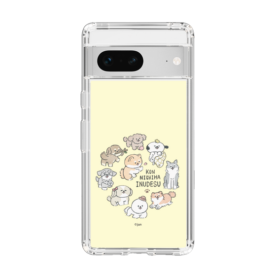 Slim Protection Case［ Hello, It's Dog - All Together - Beige ］