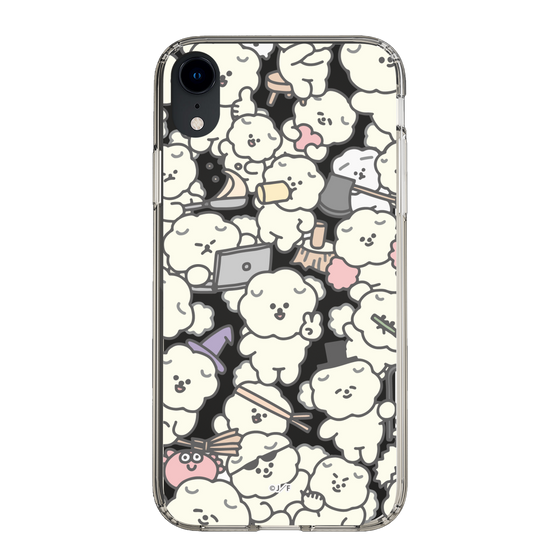 Slim Protection Case［ Mossari Mosao - Fluffy - Clear ］