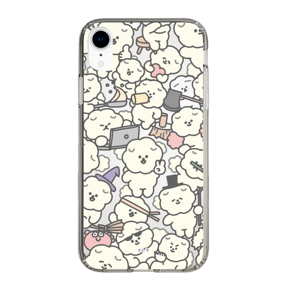 Slim Protection Case［ Mossari Mosao - Fluffy - Clear ］