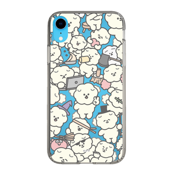 Slim Protection Case［ Mossari Mosao - Fluffy - Clear ］