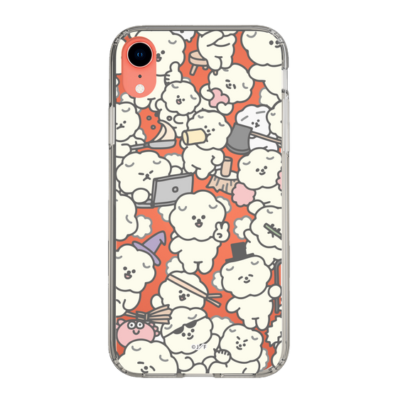 Slim Protection Case［ Mossari Mosao - Fluffy - Clear ］