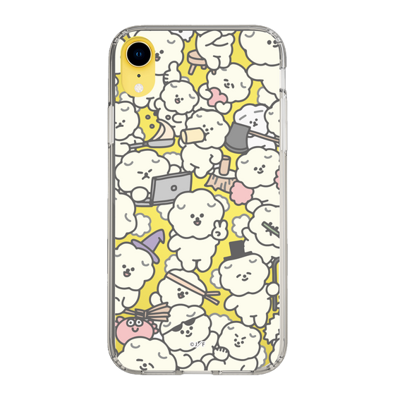 Slim Protection Case［ Mossari Mosao - Fluffy - Clear ］
