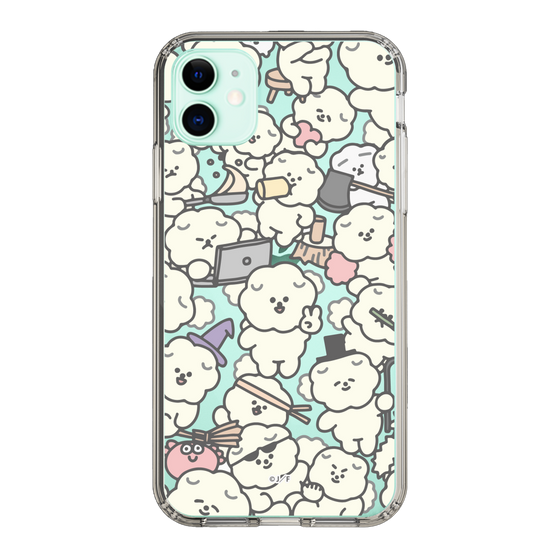 Slim Protection Case［ Mossari Mosao - Fluffy - Clear ］