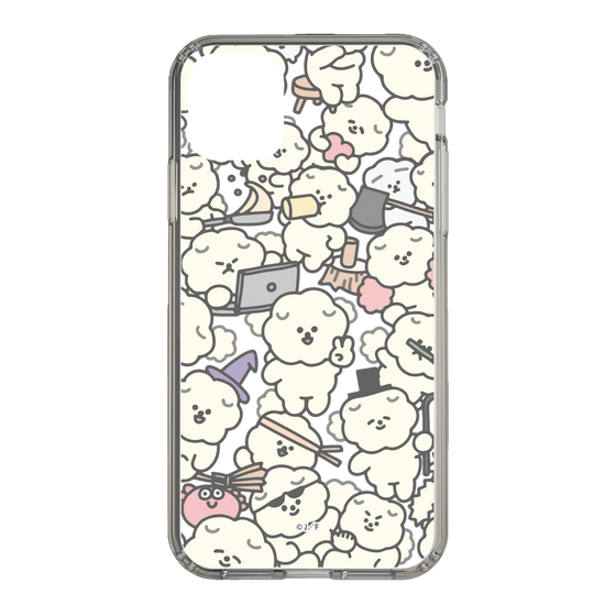 Slim Protection Case［ Mossari Mosao - Fluffy - Clear ］