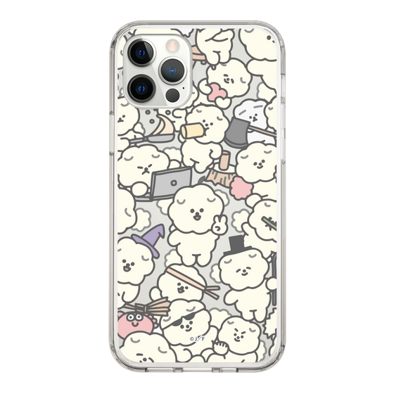 Slim Protection Case［ Mossari Mosao - Fluffy - Clear ］