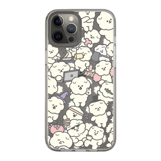 Slim Protection Case［ Mossari Mosao - Fluffy - Clear ］