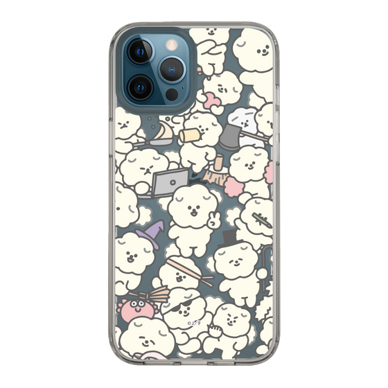 Slim Protection Case［ Mossari Mosao - Fluffy - Clear ］